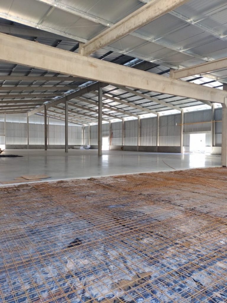 Obra de Ampliação industrial para empresa Altemburg Textil em Blumenau/SC