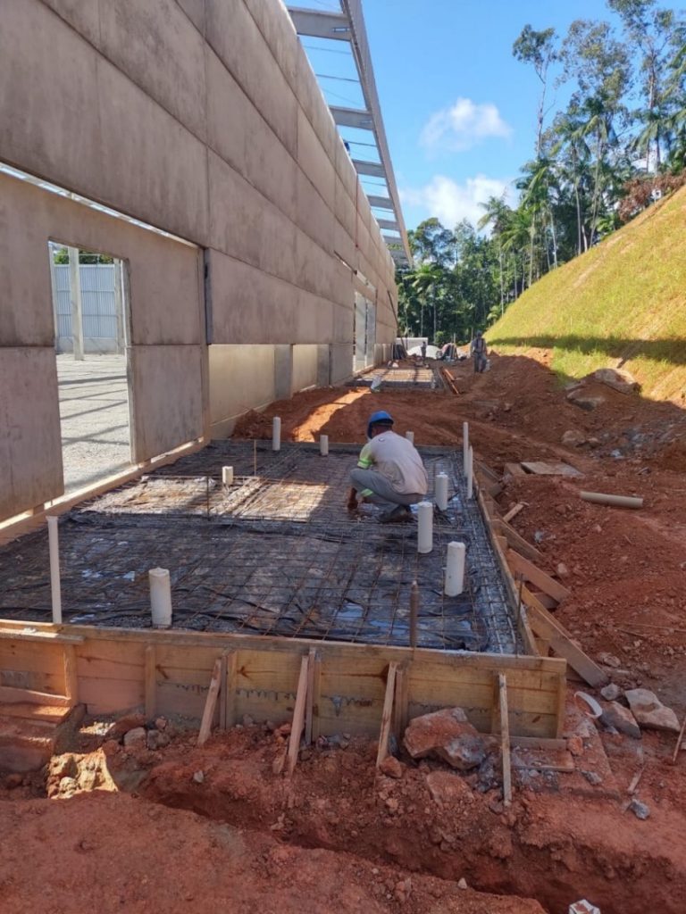 Obra de Ampliação industrial para empresa Altemburg Textil em Blumenau/SC