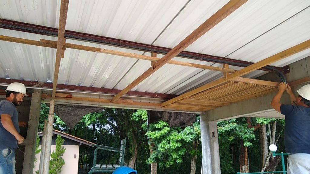 Obra Reforma de Quadras de Tênis e Beach Vôlei - Bela Vista Country Clube em Gaspar/SC