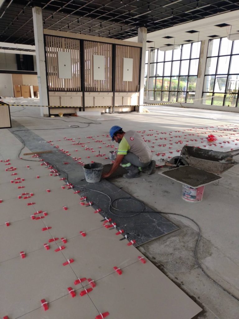 Obra de Ampliação Industrial Novo refeitório empresa Loghaus em Blumenau/SC