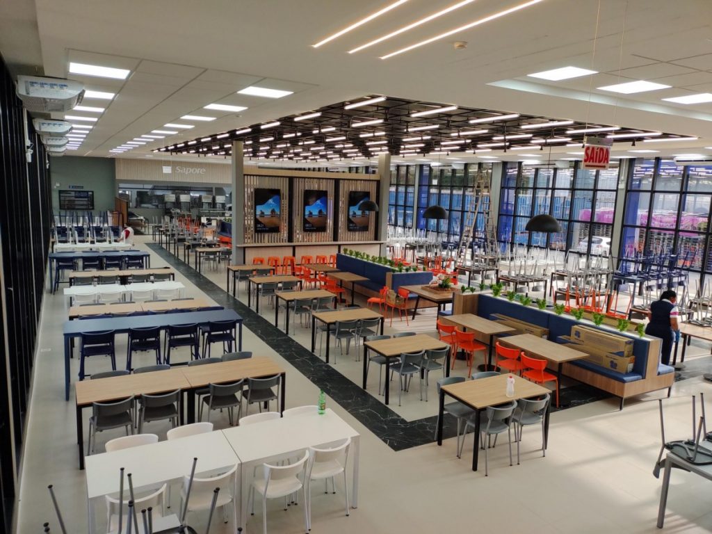 Obra de Ampliação Industrial Novo refeitório empresa Loghaus em Blumenau/SC