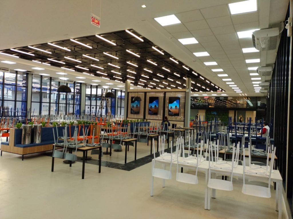 Obra de Ampliação Industrial Novo refeitório empresa Loghaus em Blumenau/SC