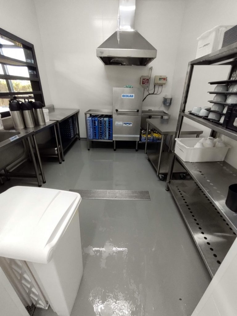 Obra de Ampliação Industrial Novo refeitório empresa Loghaus em Blumenau/SC