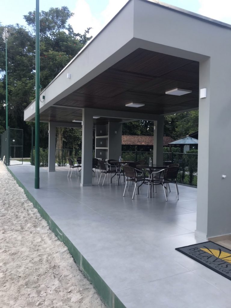 Obra Reforma de Quadras de Tênis e Beach Vôlei - Bela Vista Country Clube em Gaspar/SC