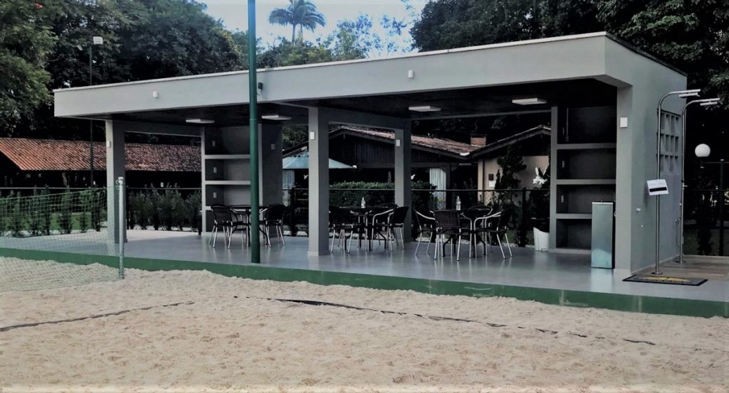 Obra Reforma de Quadras de Tênis e Beach Vôlei - Bela Vista Country Clube em Gaspar/SC