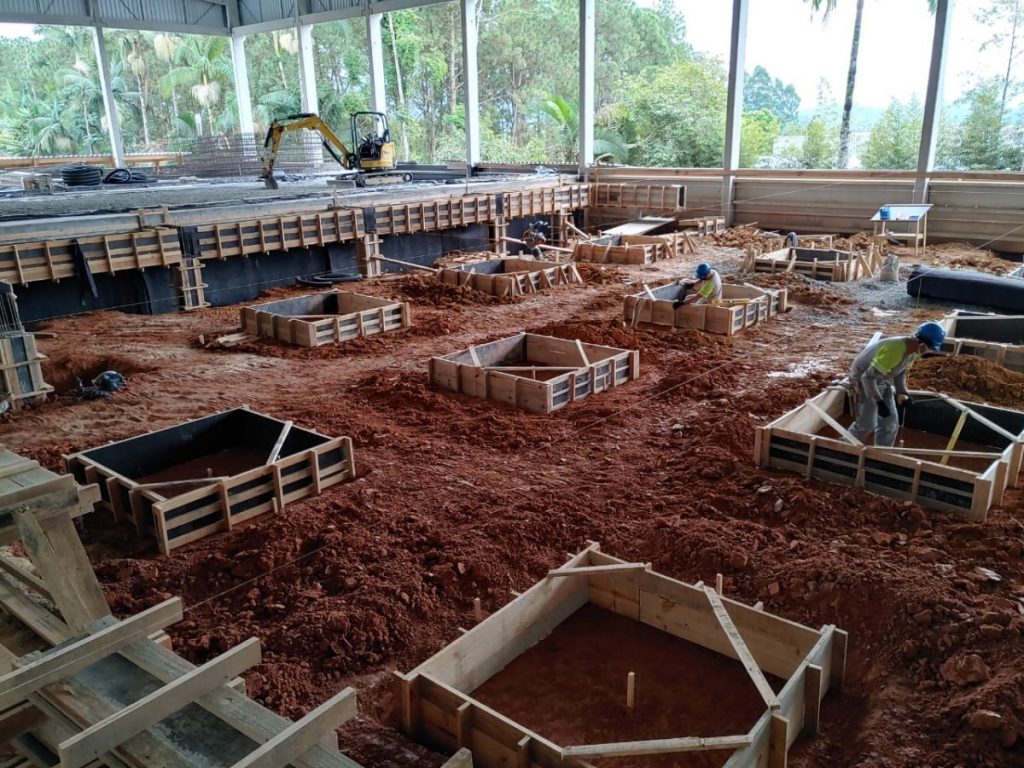 Obras Industriais de Ampliação Frigorífico Gessner - Timbó/SC